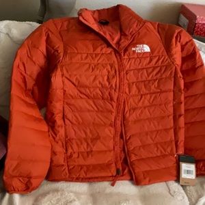 The north face M FLARE  DOWN JKT 2. Burn ochre color size small men’s